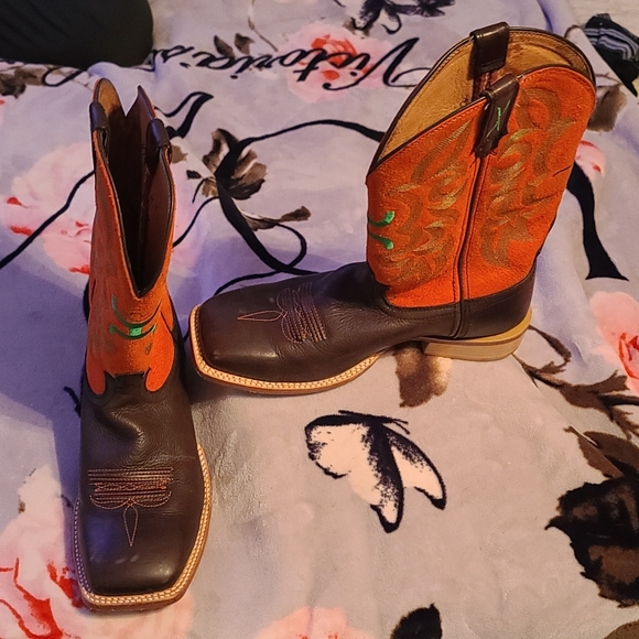 Twisted X Hooey all leather boots 9EE - Picture 1 of 9